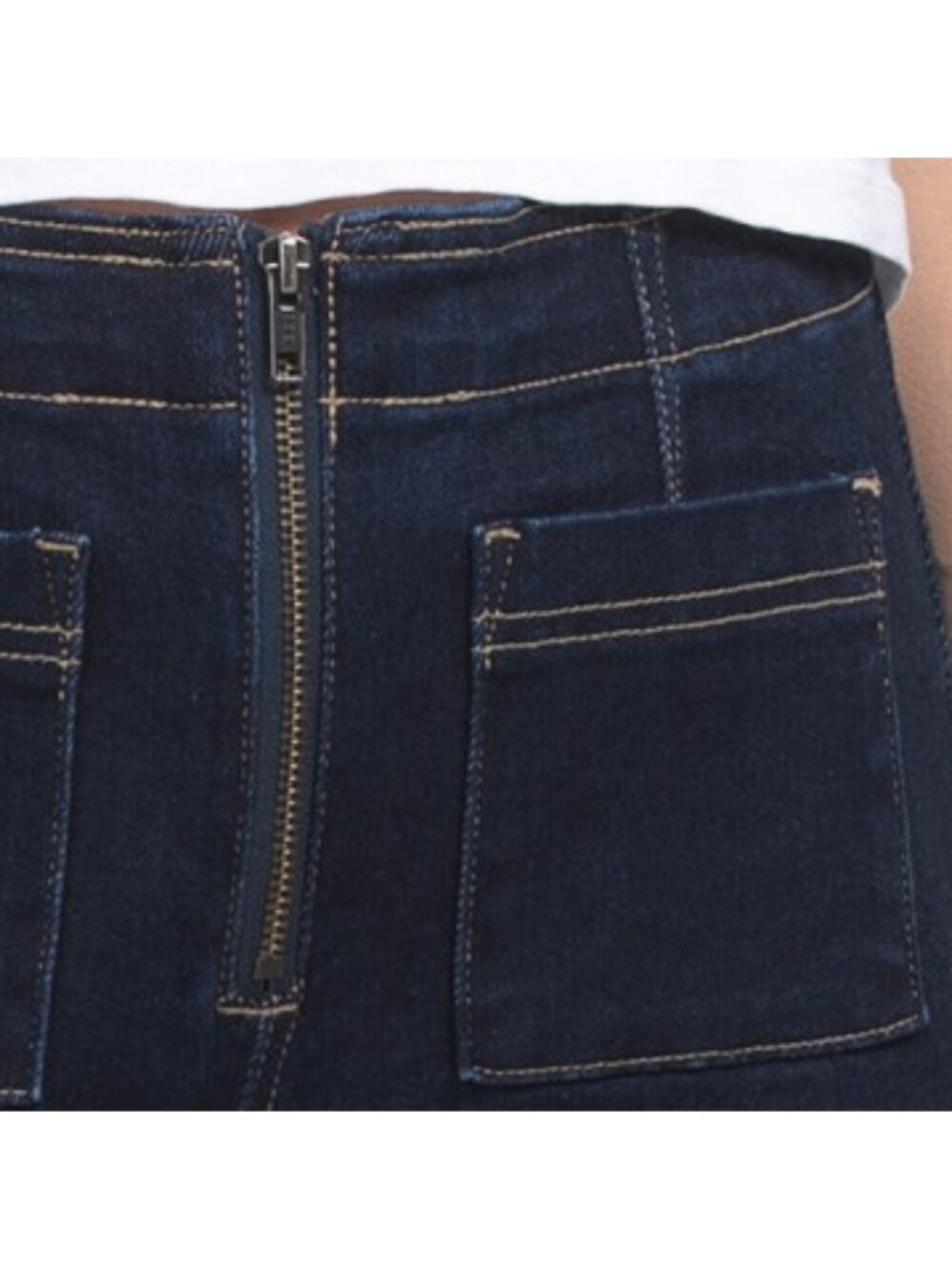 HIDDEN Fashion Patch Pocket Super Wide Leg Jeans - Picture 3 of 3